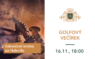 GOLFOVÝ VEČÍREK 16.11.